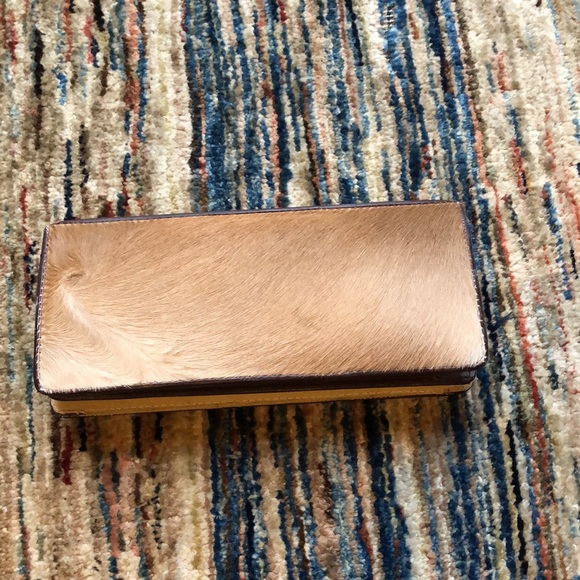Vintage Cow Hide & Leather Wallet - Picture 3 of 14